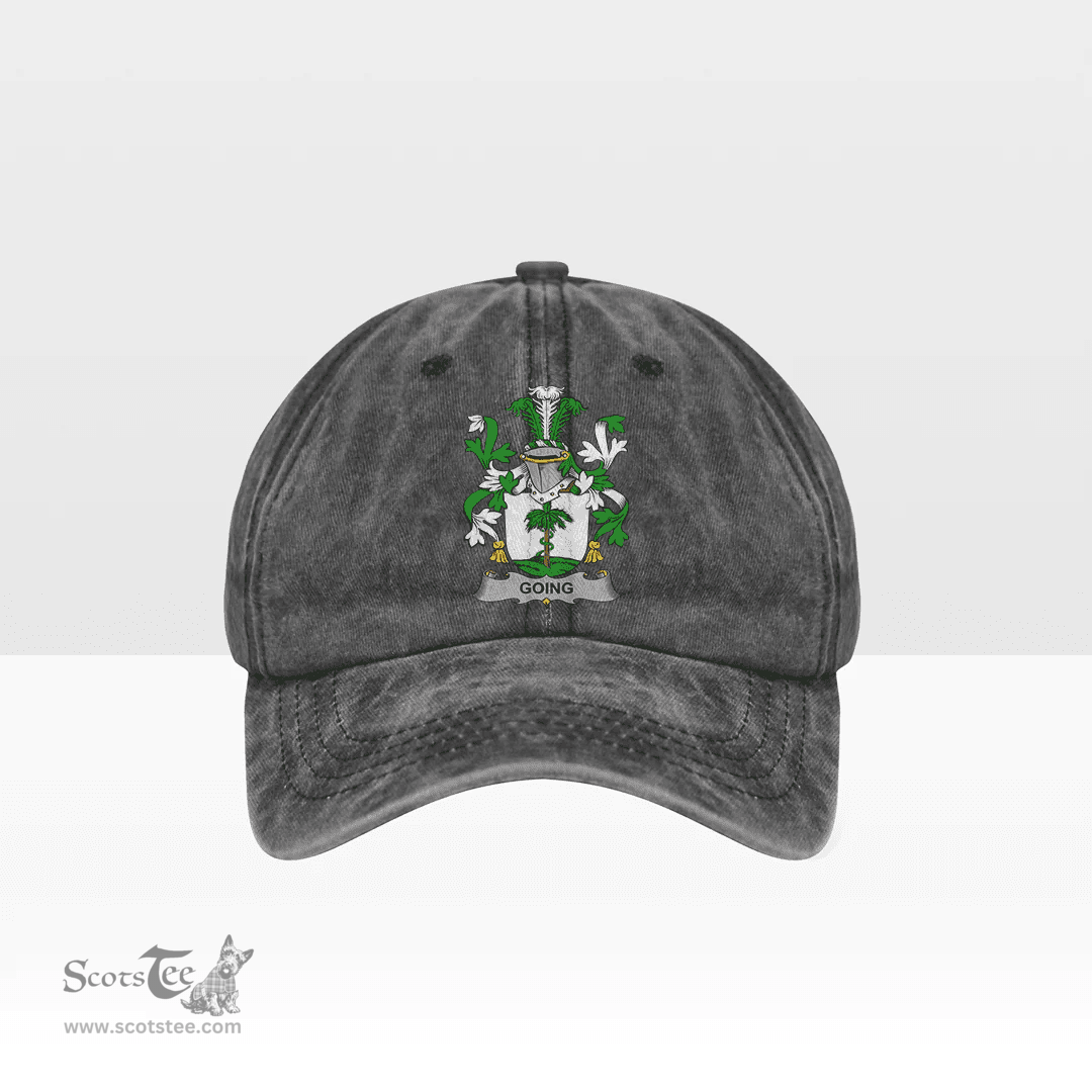 Irish Going Coat of Arms Family Crest Ireland Denim Cap