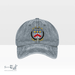 Irish House of CREAGH Coat of Arms Family Crest Ireland Denim Cap