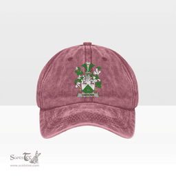 Irish Hawkins or Haughan Coat of Arms Family Crest Ireland Denim Cap