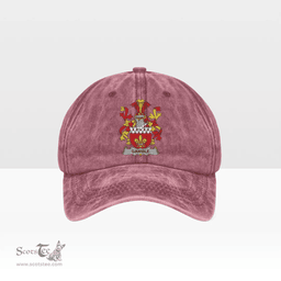 Irish Gamble Coat of Arms Family Crest Ireland Denim Cap