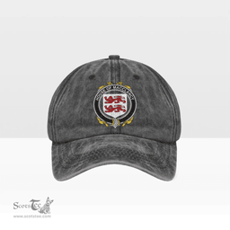 Irish House of MACCLANCY Coat of Arms Family Crest Ireland Denim Cap
