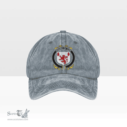 Irish House of FOX Coat of Arms Family Crest Ireland Denim Cap