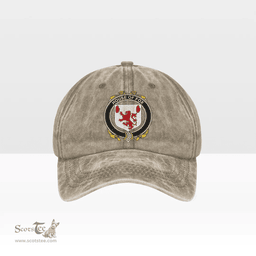 Irish House of FOX Coat of Arms Family Crest Ireland Denim Cap