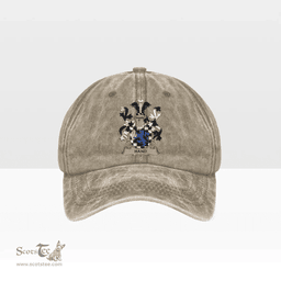 Irish Hand or McClave Coat of Arms Family Crest Ireland Denim Cap
