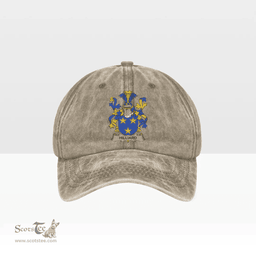 Irish Hilliard Coat of Arms Family Crest Ireland Denim Cap