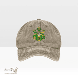 Irish Hara or O Hara Coat of Arms Family Crest Ireland Denim Cap
