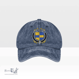 Irish House of CUSACK Coat of Arms Family Crest Ireland Denim Cap