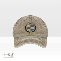 Irish House of CUSACK Coat of Arms Family Crest Ireland Denim Cap