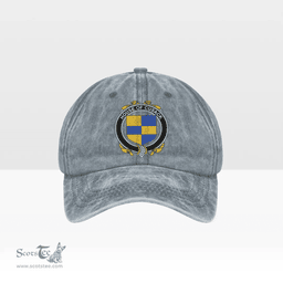 Irish House of CUSACK Coat of Arms Family Crest Ireland Denim Cap