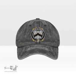 Irish House of FRENCH Coat of Arms Family Crest Ireland Denim Cap