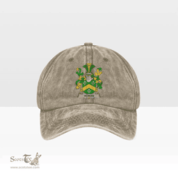 Irish Homan or Howman Coat of Arms Family Crest Ireland Denim Cap