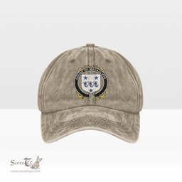 Irish House of MACAULIFFE Coat of Arms Family Crest Ireland Denim Cap