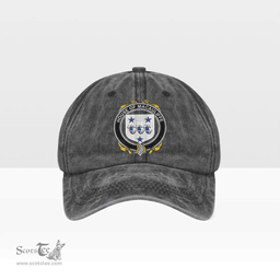 Irish House of MACAULIFFE Coat of Arms Family Crest Ireland Denim Cap