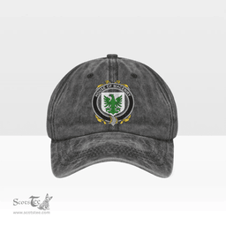 Irish House of MACENIRY Coat of Arms Family Crest Ireland Denim Cap