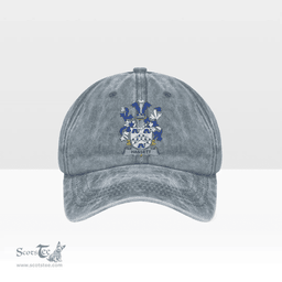 Irish Hassett or Hasset Coat of Arms Family Crest Ireland Denim Cap