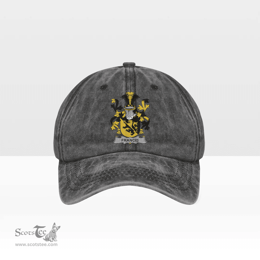 Irish Francis Coat of Arms Family Crest Ireland Denim Cap