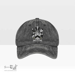 Irish French Coat of Arms Family Crest Ireland Denim Cap