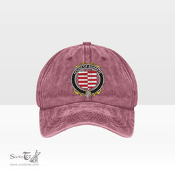 Irish House of BARRETT Coat of Arms Family Crest Ireland Denim Cap