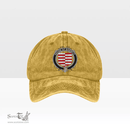 Irish House of BARRETT Coat of Arms Family Crest Ireland Denim Cap