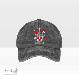 Irish Fitz Simons Coat of Arms Family Crest Ireland Denim Cap