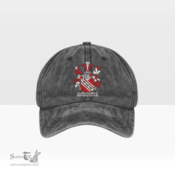 Irish Fitz William Coat of Arms Family Crest Ireland Denim Cap