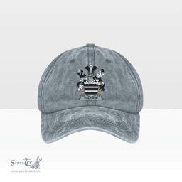 Irish Halthom Coat of Arms Family Crest Ireland Denim Cap