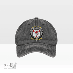 Irish House of MACGEOGHEGAN Coat of Arms Family Crest Ireland Denim Cap