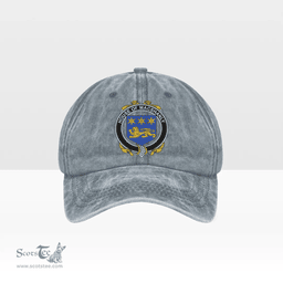 Irish House of MACSHANLY Coat of Arms Family Crest Ireland Denim Cap