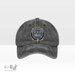 Irish House of MACSHANLY Coat of Arms Family Crest Ireland Denim Cap