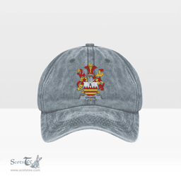 Irish Hare or O Hare Coat of Arms Family Crest Ireland Denim Cap