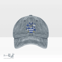 Irish Gilfoyle or McGilfoyle Coat of Arms Family Crest Ireland Denim Cap
