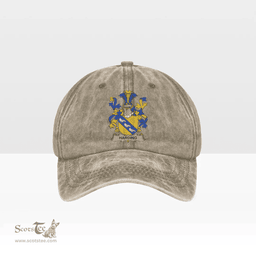 Irish Harding Coat of Arms Family Crest Ireland Denim Cap