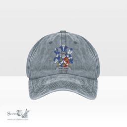 Irish Holligan or O Halligan Coat of Arms Family Crest Ireland Denim Cap