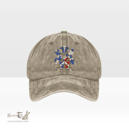 Irish Holligan or O Halligan Coat of Arms Family Crest Ireland Denim Cap