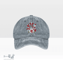 Irish Fox Coat of Arms Family Crest Ireland Denim Cap
