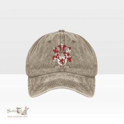 Irish Fox Coat of Arms Family Crest Ireland Denim Cap