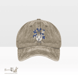 Irish Hanna or O Hanna Coat of Arms Family Crest Ireland Denim Cap