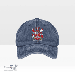 Irish Hearon or Hearn Coat of Arms Family Crest Ireland Denim Cap