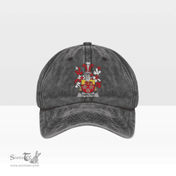 Irish Hamilton Coat of Arms Family Crest Ireland Denim Cap