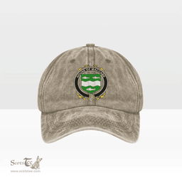 Irish House of MACCABE Coat of Arms Family Crest Ireland Denim Cap