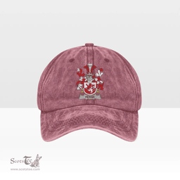 Irish Ferne Coat of Arms Family Crest Ireland Denim Cap