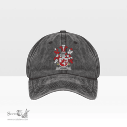 Irish Ferne Coat of Arms Family Crest Ireland Denim Cap