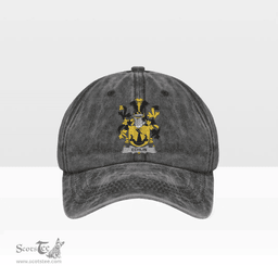 Irish Echlin Coat of Arms Family Crest Ireland Denim Cap