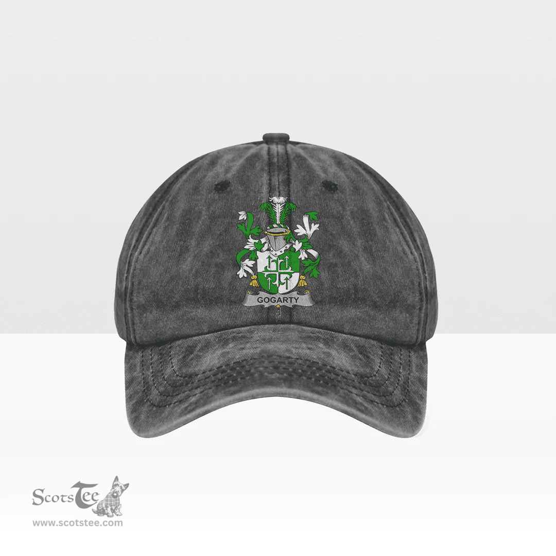 Irish Gogarty Coat of Arms Family Crest Ireland Denim Cap
