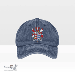 Irish Hickman Coat of Arms Family Crest Ireland Denim Cap