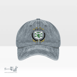 Irish House of MACGARRY Coat of Arms Family Crest Ireland Denim Cap