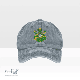Irish Horan or O Horan Coat of Arms Family Crest Ireland Denim Cap