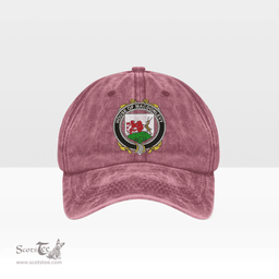 Irish House of MACDONLEVY Coat of Arms Family Crest Ireland Denim Cap