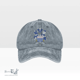 Irish Gray Coat of Arms Family Crest Ireland Denim Cap