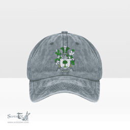 Irish Finnerty or O Finaghty Coat of Arms Family Crest Ireland Denim Cap